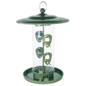 Bird feeder with roof