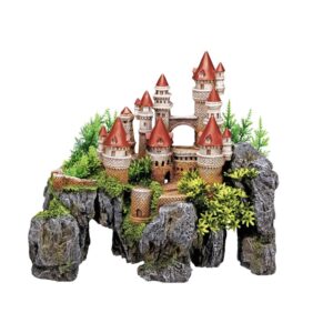 Aqua Ornaments CASTLE w/ plants