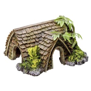 Aqua Ornaments COTTAGE w/ plants