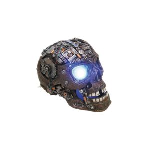 Aqua Ornaments CYBORG SKULL with LED