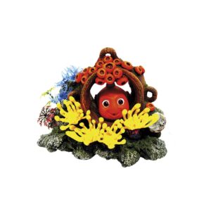 Aqua Ornaments FISH IN JAR with plants