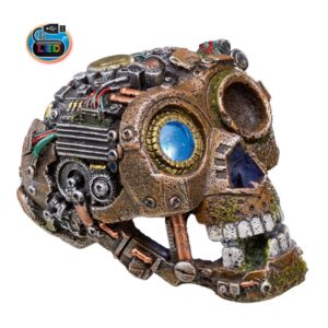 Aqua Ornaments CYBORG SKULL 2 with LED