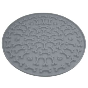 Silicon licking mat BONE