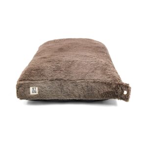 51 - Supersoft - Boxpillow - Dark Brown - M: 100x70cm