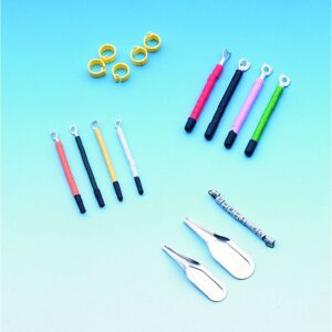 Ringar, kanarie celluloid 100 st (1)