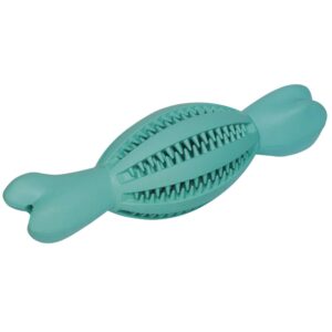 Rubber rugby ball with bone DENTAL LINE