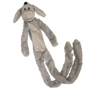 Plush donkey long, with rope inside