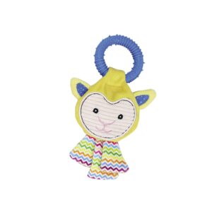 Plush sheep with rubber ring