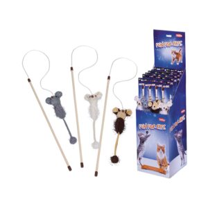 Drillepind med plysmus, display m/ 24 stk. (1)
