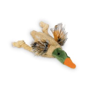 Plush duck with catnip