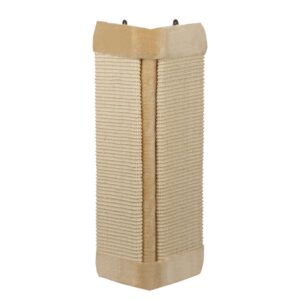 Corner scratch board with plush