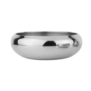 Stainless steel bowl ASIL, anti slip