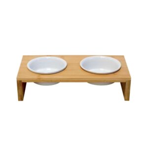 Dog food bar wood elevated "ILUS