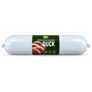 Natural Premium Dog Sausage - Duck 800 g (Våtmat)