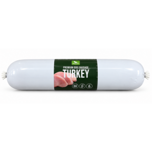 Natural Premium Dog Sausage - Turkey 800 g (Våtmat)