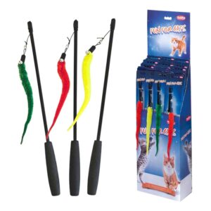 Display, Rod with plush worm 24 pcs