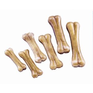 Rawhide bone pressed