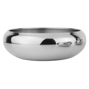 Stainless steel bowl ASIL, anti slip