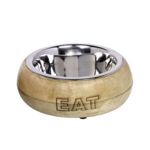 Rustfri stålskål "EAT"
