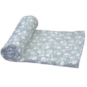 Fleece Plaid EMMI Classic. 100 x 150 cm, Grey