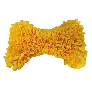 Snuffle mat BONE 70 x 50 cm, Yellow