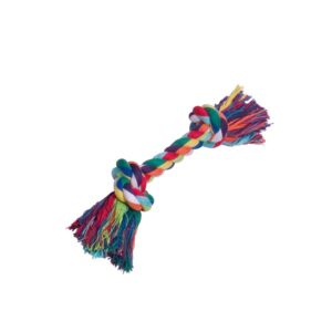 Rope Toy, Playing rope 180 g; 2 knots multi-colour