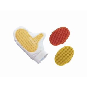 Solid rubber brush