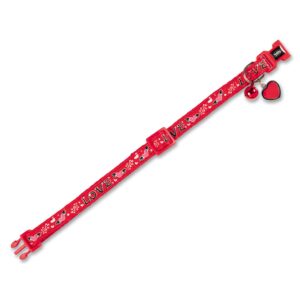 Cat collar LOVE red