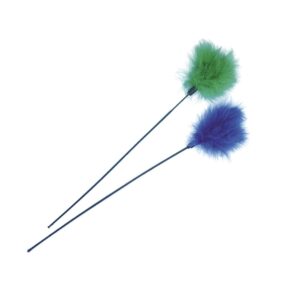 Feather frond with fluff feather