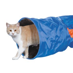 Cat tunnel, 115 x 30 cm, Blue.