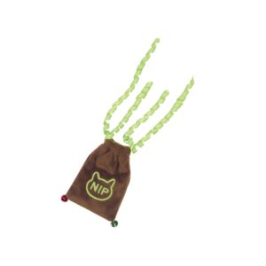 Plush bag with catnip