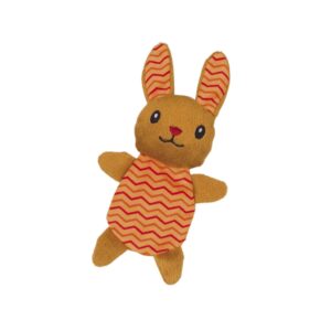 Plush bunny with catnip