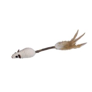 Matatabi stick with ratlle mouse 14 cm