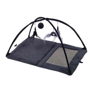 Cat playing court, ARCH, 60 x 40 x 33 cm.