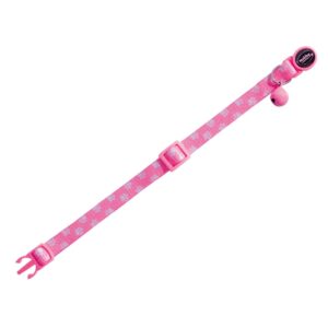 Cat Collar, Paw Pink