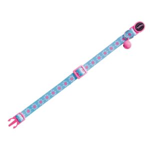 Cat Collar, Flower Blue