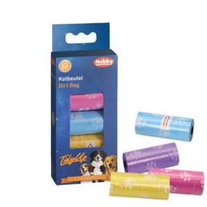 TidyUp Poop bag with paw print, 4 rolls