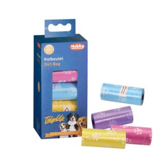 TidyUp Poop bag with paw print value bag, 10 rolls