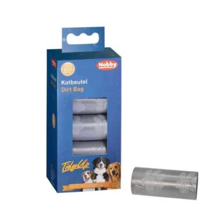 TidyUp Poop bag with paw print value bag, Grey 10 rolls