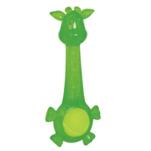 TPR Giraffe 27 cm green