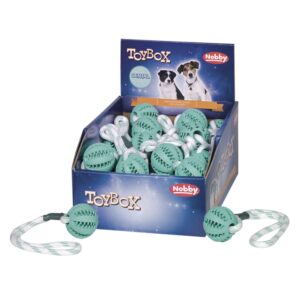 Rubber ball with rope DENTAL LINE