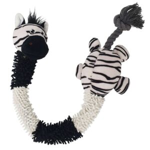 Plys zebra med indvendigt reb