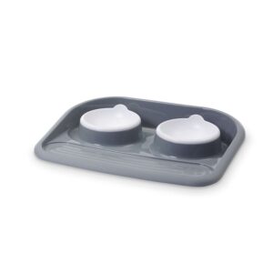 Dinner Serving Tray Butler, 2 x 300 ml grey