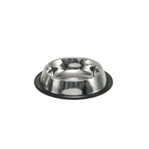 Stainless steel bowl flat, anti slip 200 ml