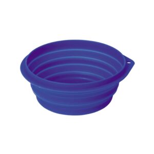 Silicone bowl, foldable, 1.000 ml, Blue