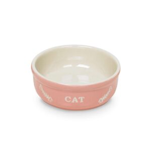 Cat ceramic dish CAT, 250 ml, Pink