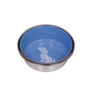 Stainless steel bowl WISE, anti slip