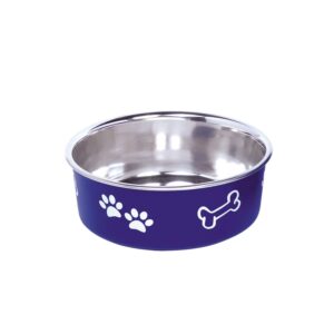 Stainless steel bowl FUSION, anti slip